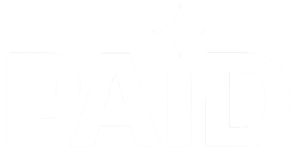 PAiD White No Box Logo 1 1
